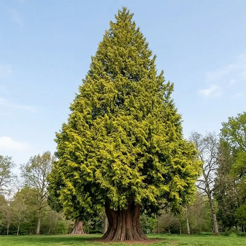 arvore cedro ou thuja plicata