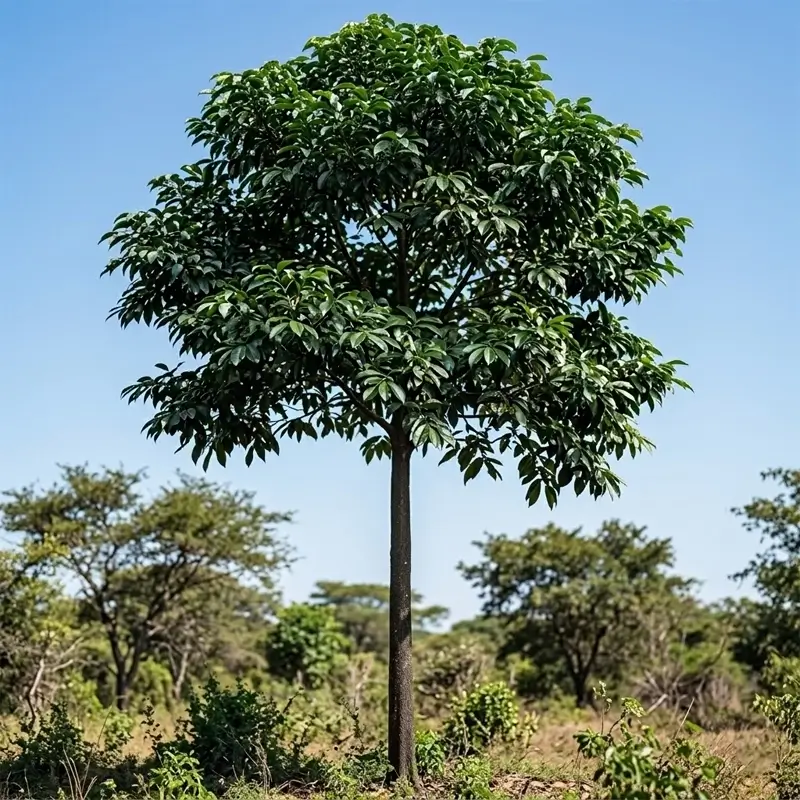 arvore ebano africano ou diospyros crassiflora