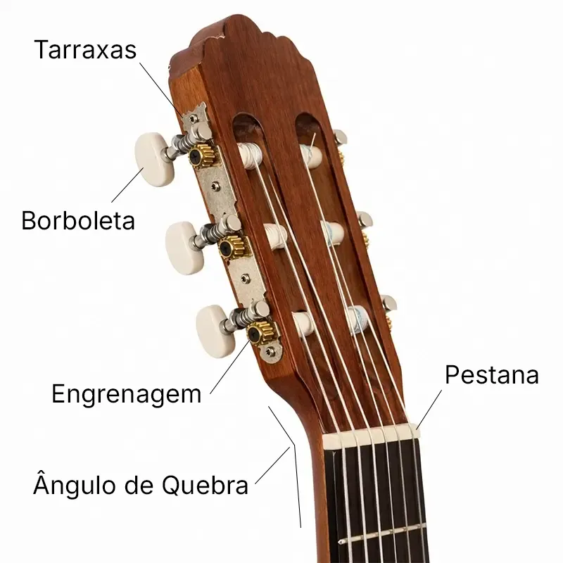 cabeça violão de nylon