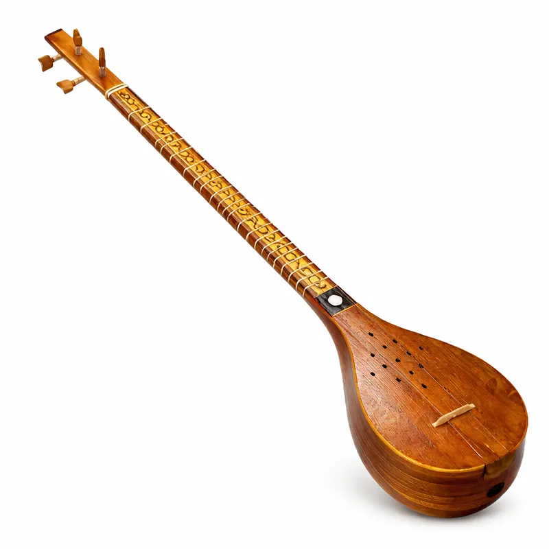 instrumento cordofone setar da persia