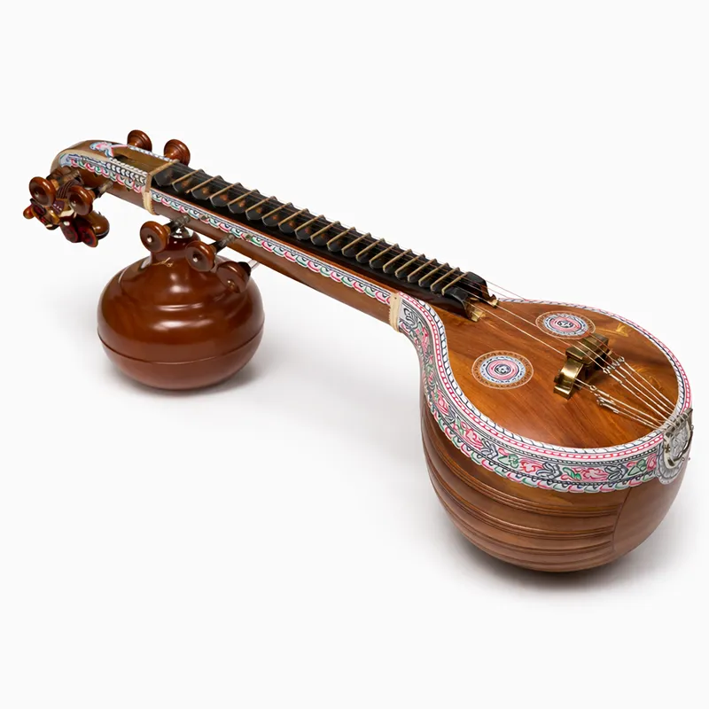 instrumento cordofone vina indiano