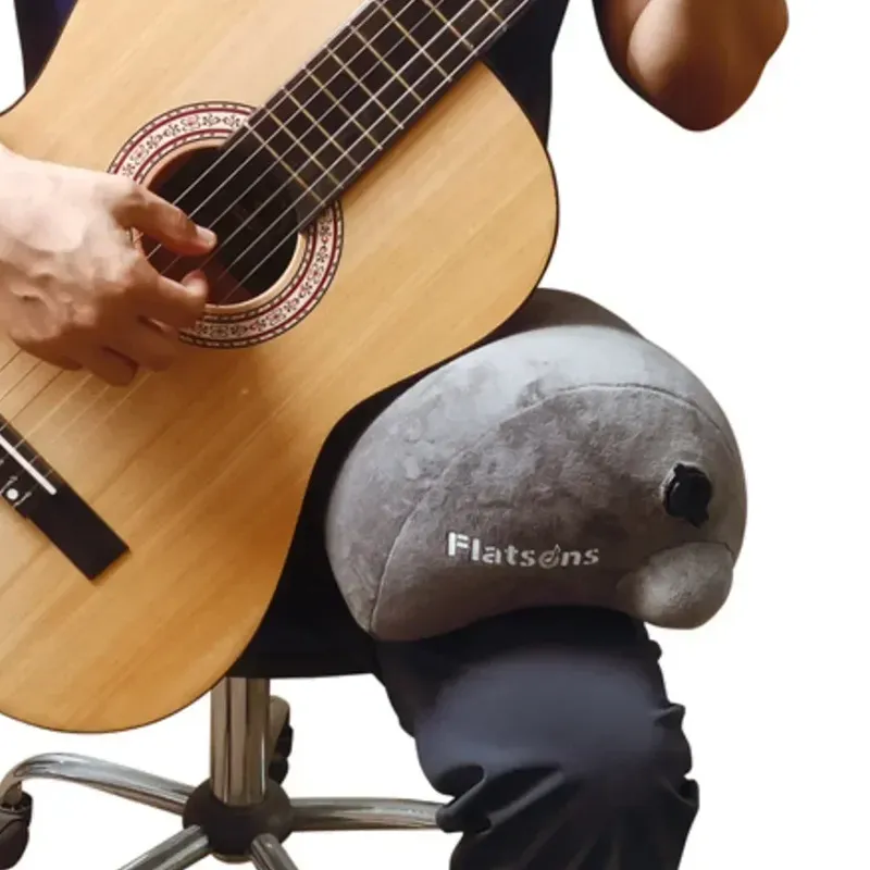 almofada ergonômica para segurar o violão
