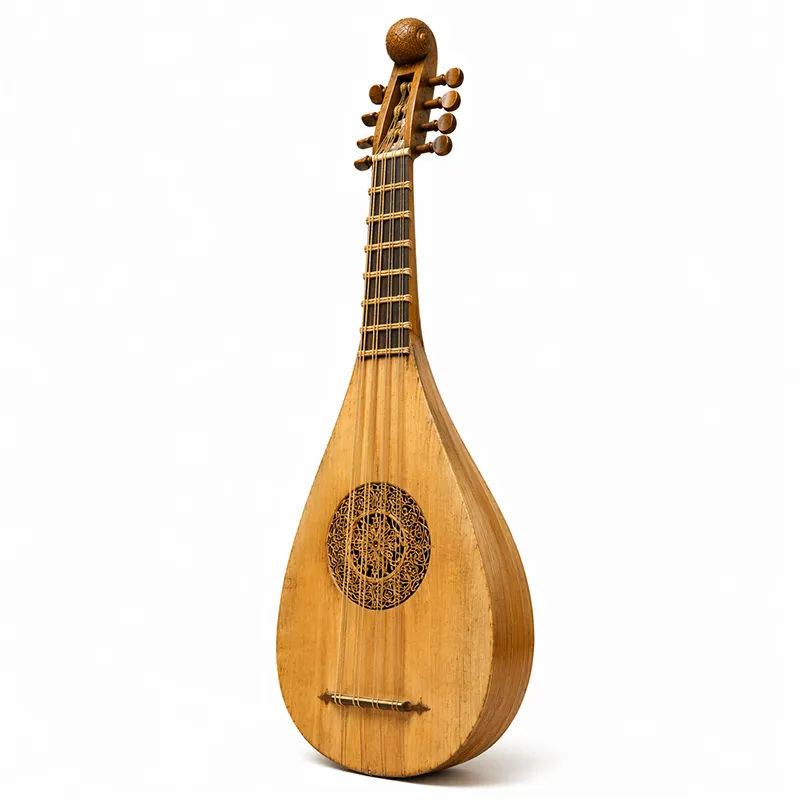 instrumento cordofone guitarra mourisca