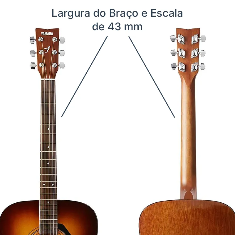 Braço com largura fina
