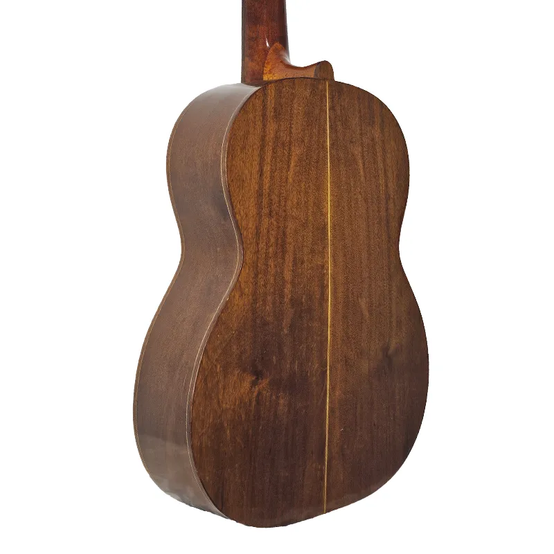 Lateral e fundo do violão