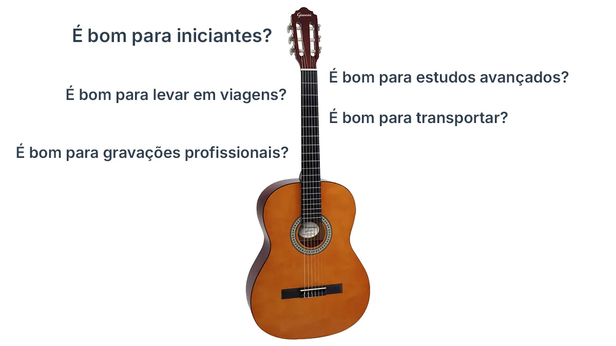 Violão giannini n-14 é bom ou ruim? Depende do contexto